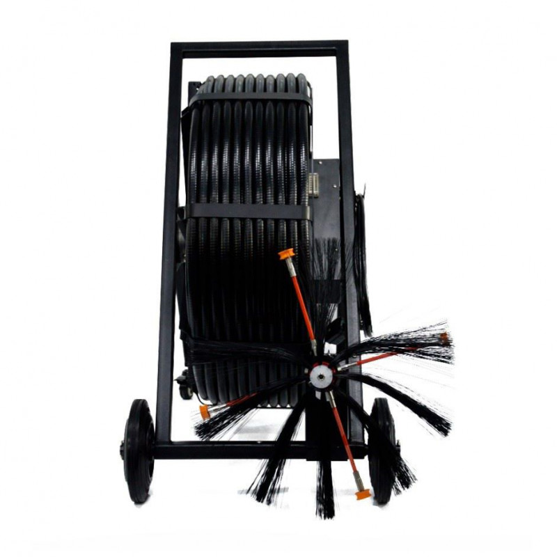 Машина  для очистки воздуховодов со вращающейся щеткой — 3