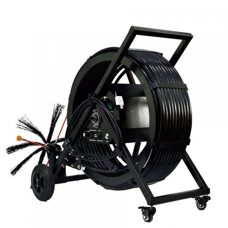 Машина  для очистки воздуховодов со вращающейся щеткой — 2